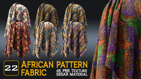 African Pattern Fabric (Vol. 02)