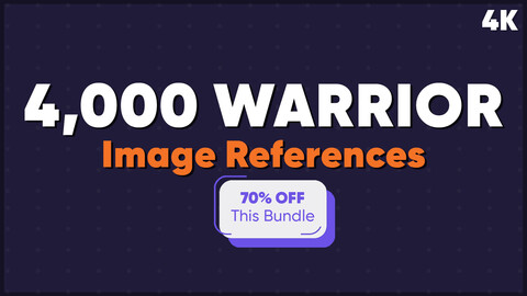 4,000 Warrior Image References |MEGA PACK| 70% OFF