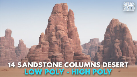 14 Sandstone Columns Desert - 241025