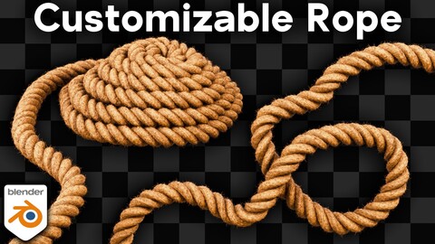 Customizable Rope - Geometry Nodes