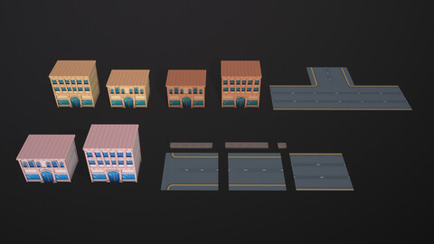 FREE Cartoon pack - Buildings