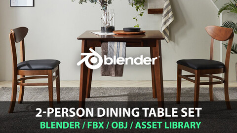 2-Person Dining Table Set