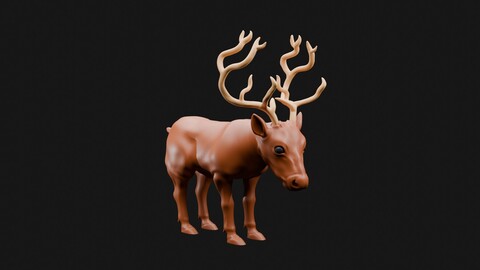 Reindeer Sculpture