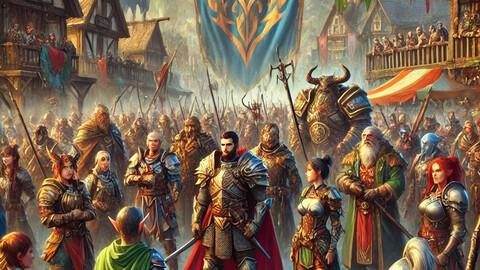 The Call to Arms: A Village United Against Orcs