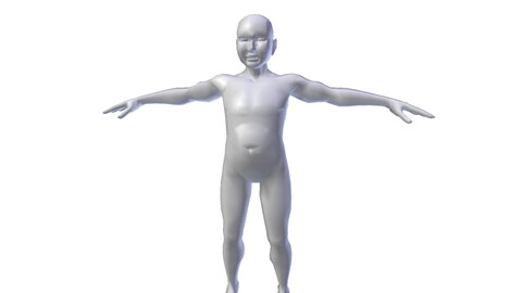 Boy 0.75m basemesh