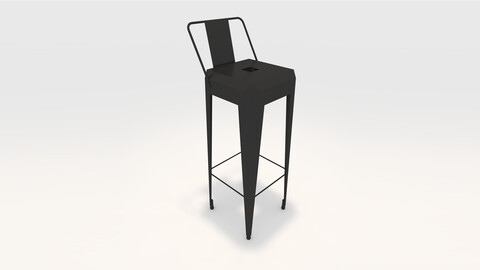 3D Model Bar Stool 10