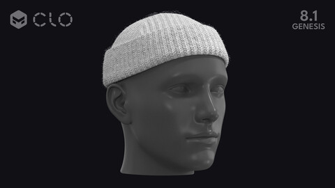 BASIC SHORT BEANIE – zpac obj fbx highpoly