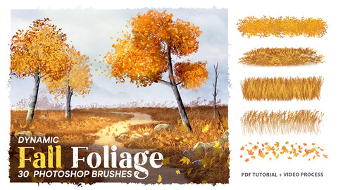 Fall Foliage Brushes | MS Brushes