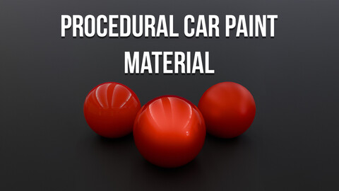 Procedural Car Paints | Material Pack