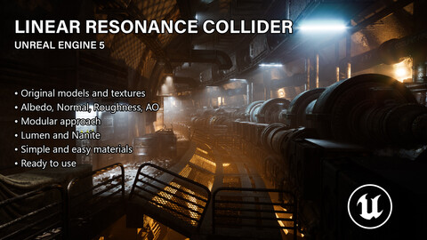 CODE: NORTHLOGIC5K20 - Linear Resonance Collider - UE5 Scene