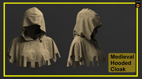 Medieval Hooded Cloak