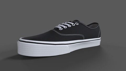 VANS182 Authentic Black LowPoly