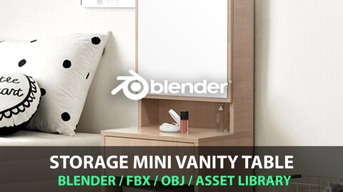 Storage Mini Vanity Table