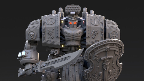 Spartan Behemoth Multipart Kit for 3D Print