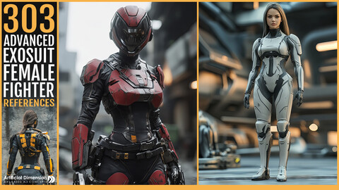 303 Advanced Exosuit Female Fighter