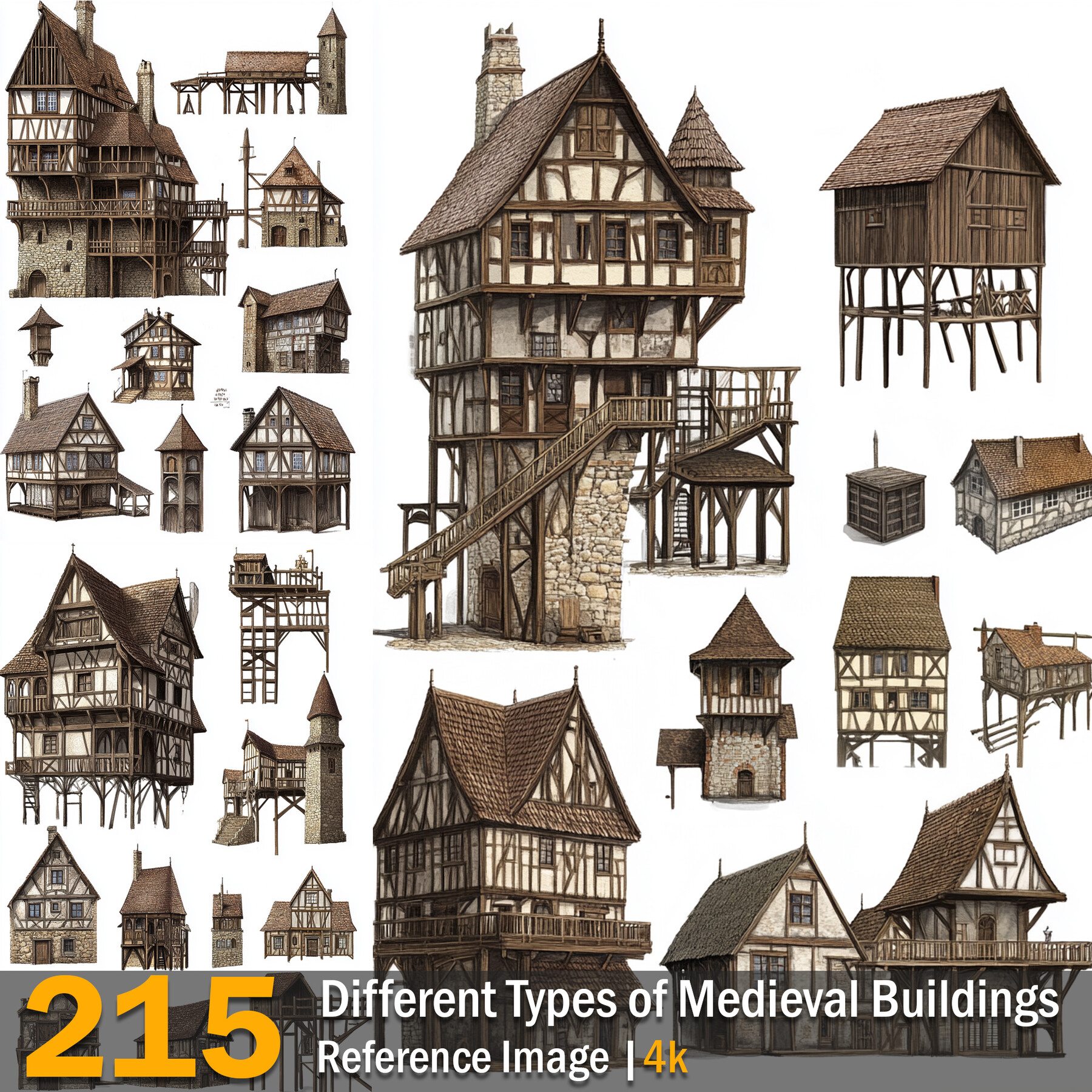 Discover cool types of medieval buildings: a quick and easy overview.