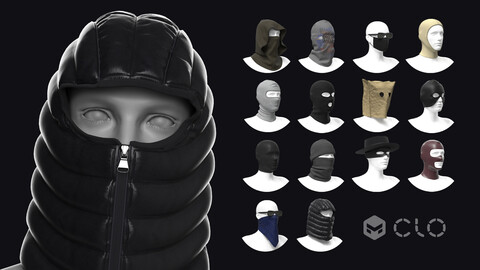 MASK MANIA PACK / genesis8 zprj obj fbx highpoly