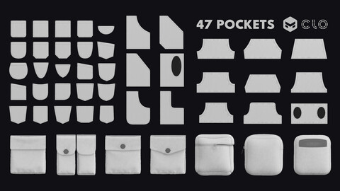 47 POCKET SHAPES / zprj highpoly projects