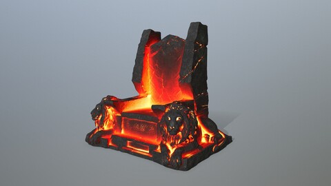 Volcanic Lion Throne