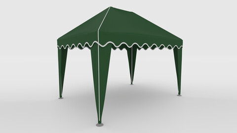 3D Model Gazebo Tent 8 250 cm X 350 cm