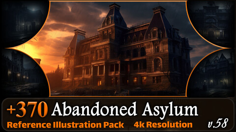 370 Abandoned Asylum Reference Pack | 4K | v.58