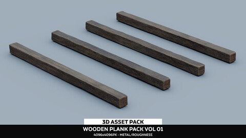 Wooden Plank Pack Vol 01