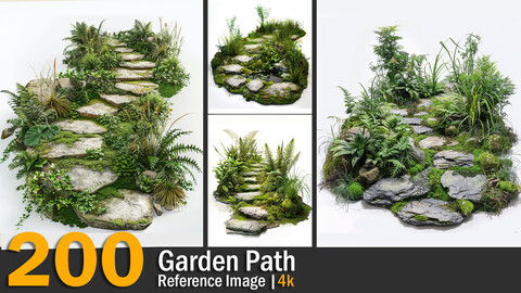 Garden Path | Reference Images | 4K