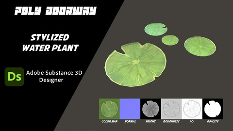 Water Plant Texture Generator - Substance Designer