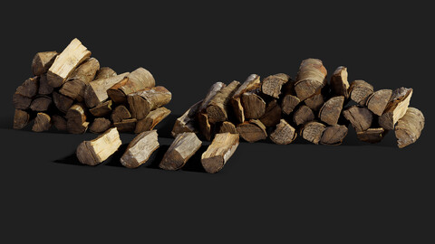 Black Cherry Firewood Pieces 01