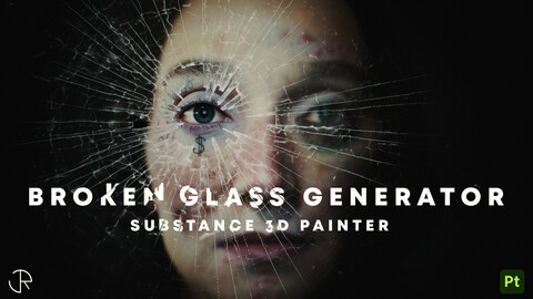 Broken Glass Generator Tool substance Painter