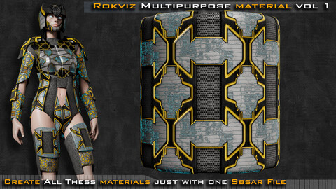 Rokviz multi-purpose Material vol.1