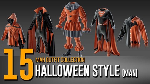 15 Man's Halloween Style Wear Collection- VOL 24