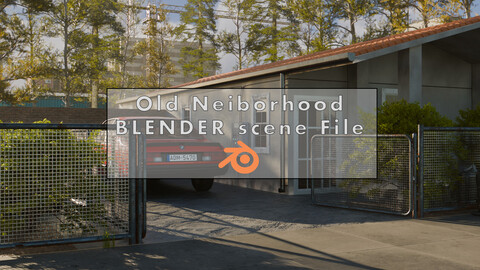 Old Neghborhoo - Blender Scene File (scene+Textures)