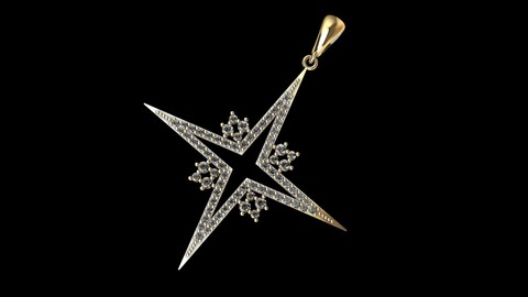 Star Diamond Pendant