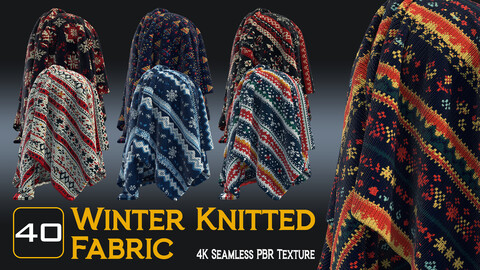 Winter Knitted Fabric