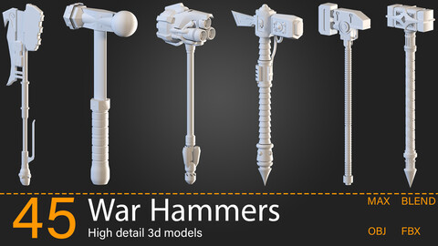 45-War Hammers-Kitbash