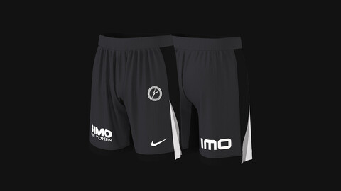 NIKE - 24/26 SHORTS MOCKUP for CLO3D and Marvelous Designer