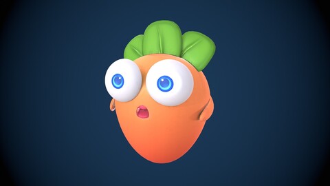 Cartoon Mascot orange