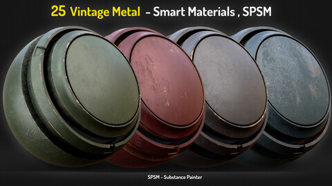 25 VIntage Metal Smart Materials - Vol 17