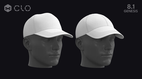 BASIC CAPS (6 and 5 panel) / zprj obj fbx highpoly