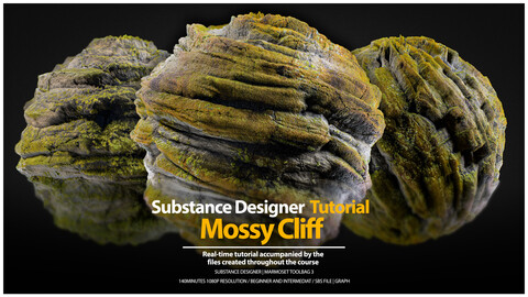 Substance Designer Tutorial | Mossy Cliff