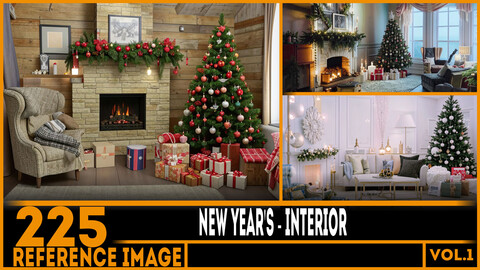 225 ART - New Year's - Interior Reference 4K Package vol.1