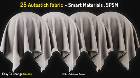 25 Autostich Fabric Smart Materials - Vol 21 + 2 Free Samples