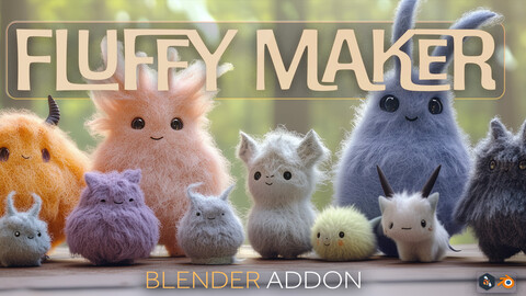 Fluffy Maker for Blender: Instantly Add Realistic Fur to Any Object!