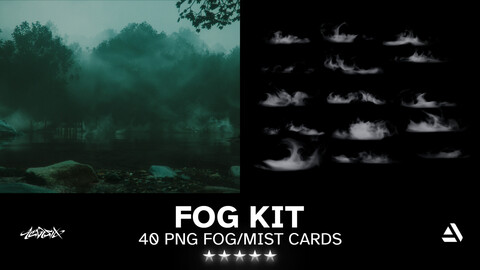 Fog Kit - Collection of High Resolution Fog/Mist Cards for your environments