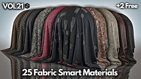 25 Fabric Smart Materials + 2 free #Vol.21