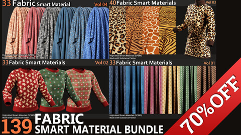 139 Fabric Smart Material Bundle - 70% OFF