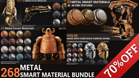 268 Metal Smart Material Bundle - 70% OFF