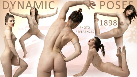 Dynamic poses 1898 photo references