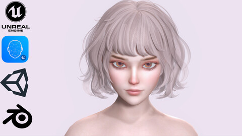 Female Character Yoon - Game Ready Character